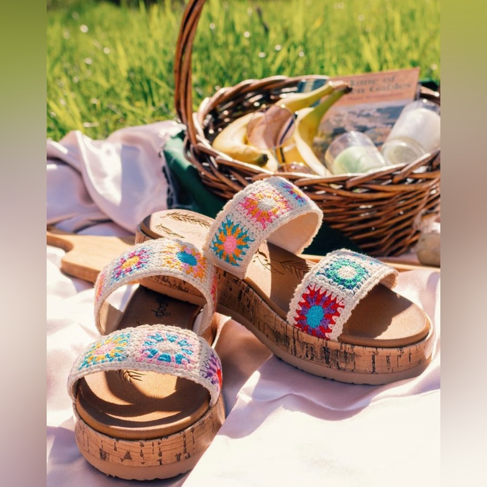 Jellypop Colorful Crochet Sandals